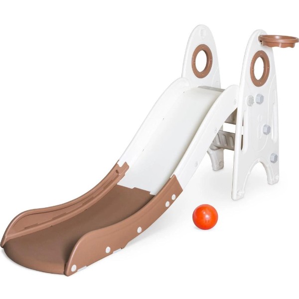 Фото - Гірка Mealux Cosmo Lite White/Coffee (KD-B020 White/Coffee)